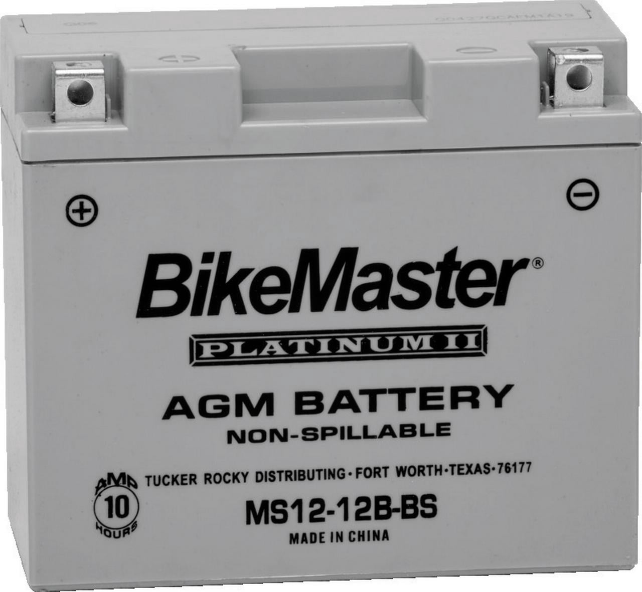 BikeMaster AGM MS12-12B-BS Motorcycle Battery Compatible for Ducati 1098