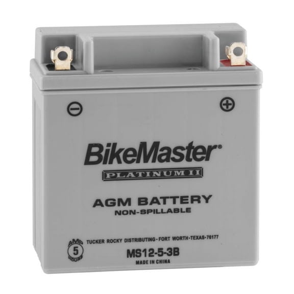 BikeMaster AGM Platinum II Battery MS12-5-3B For Suzuki TC250 Scrambler 1969