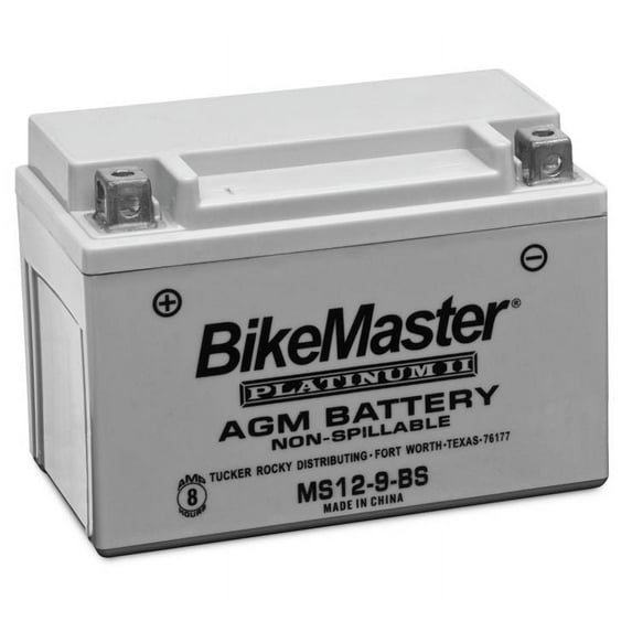 BikeMaster AGM Platinum II Battery MS12-9-BS for KTM 640 Duke 1999-2002