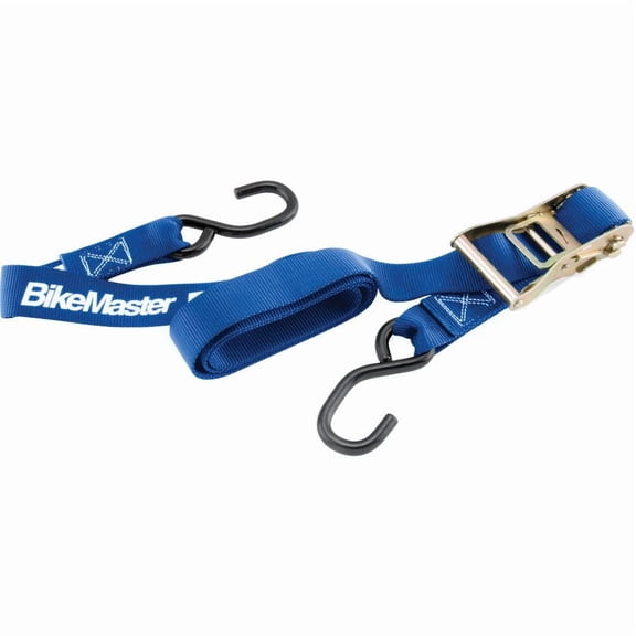 BikeMaster  Blue 1-1/2&Prime, Ratchet Tie-Downs 100531