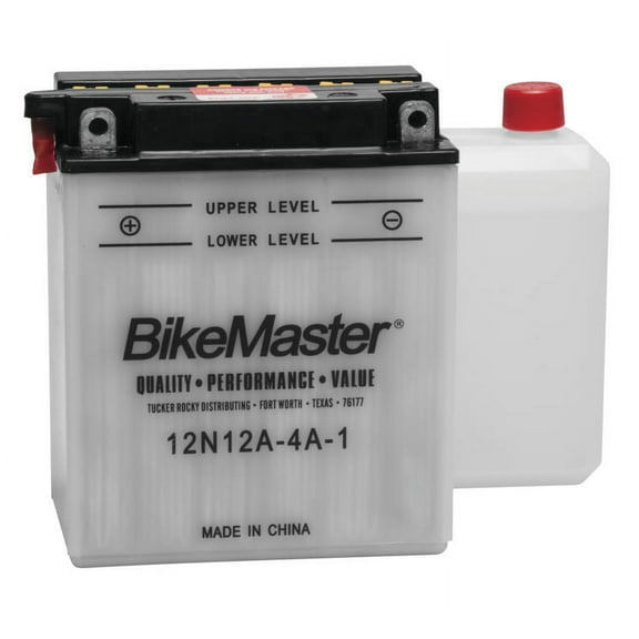 BikeMaster Conventional Battery 12N12A-4A-1 for Honda CB500T Twin DOHC 1975-1976