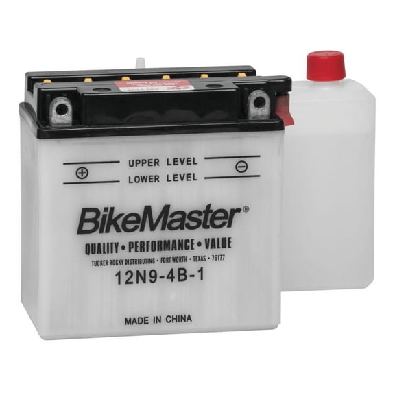 BikeMaster Conventional Battery 12N9-4B-1 for Kawasaki A1 Samurai 1966-1971