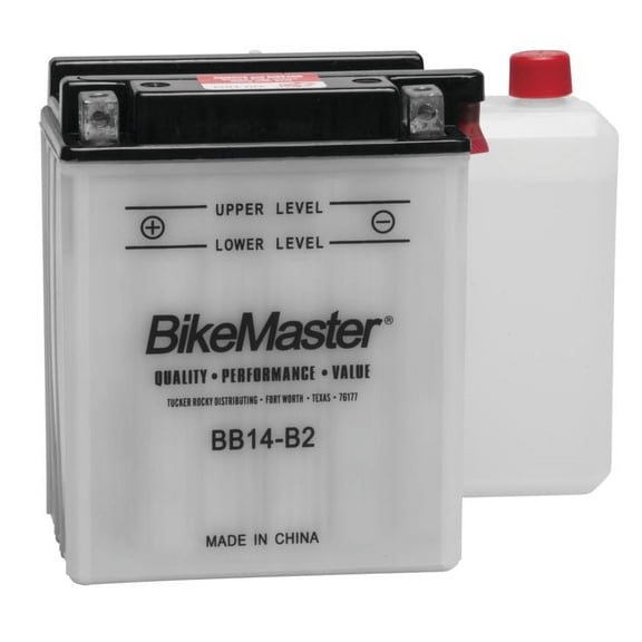 BikeMaster Conventional Battery BB14-B2 for Honda VT800C Shadow 1988