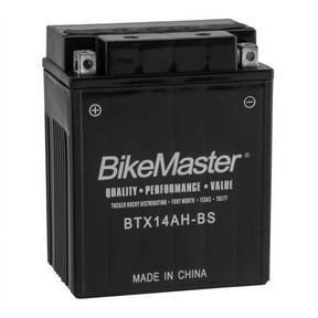 BikeMaster High-Performance Maintenance Free Battery BTX14AH-BS for Honda VF700F Interceptor 1984-1985