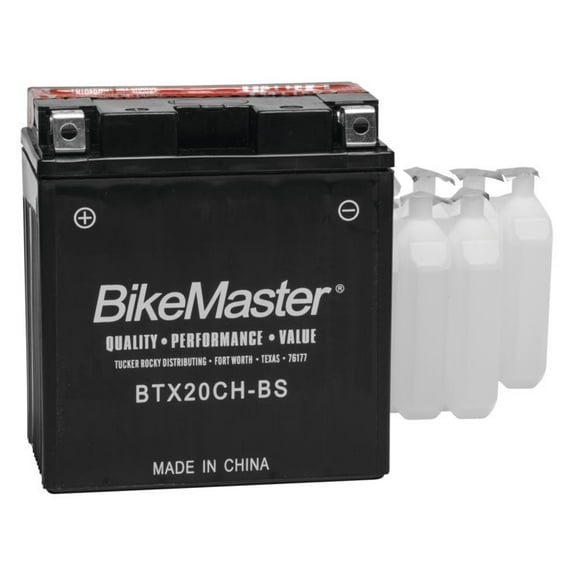 BikeMaster High-Performance Maintenance Free Battery BTX20CH-BS for Suzuki VL1600 Marauder 2004
