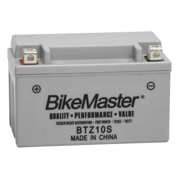 BikeMaster High-Performance Maintenance Free Battery BTZ10S for Yamaha FZ-10 2017 Factory activated.