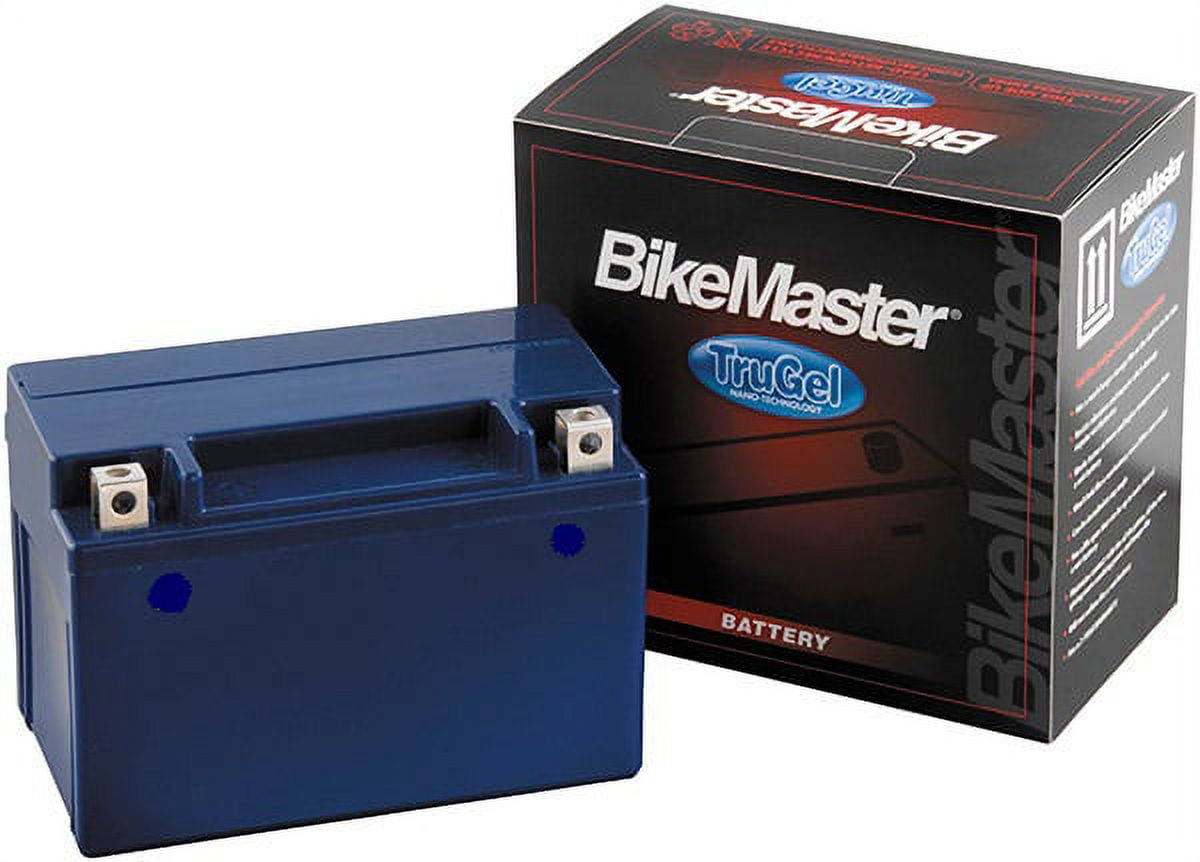 BikeMaster MG12A-4A1 TruGel Motorcycle Battery - 134L x 80W x 161H mm