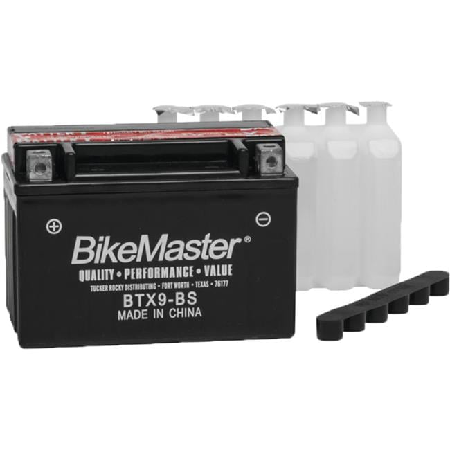 BikeMaster Maintenance Free Batteries Compatible for ATV BTX9-BS