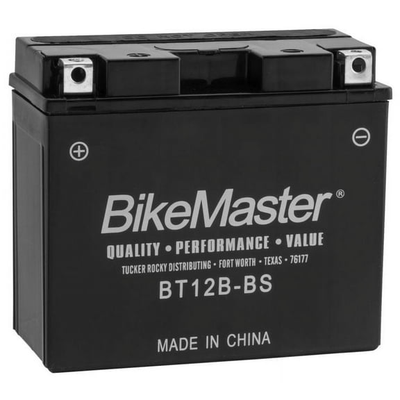 BikeMaster Maintenance Free Battery BT12B-BS for Yamaha YZF-R6 1999-2000