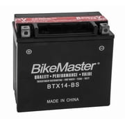 BikeMaster Maintenance Free Battery BTX14-BS for Kawasaki VN800 Vulcan Classic 1995-2003