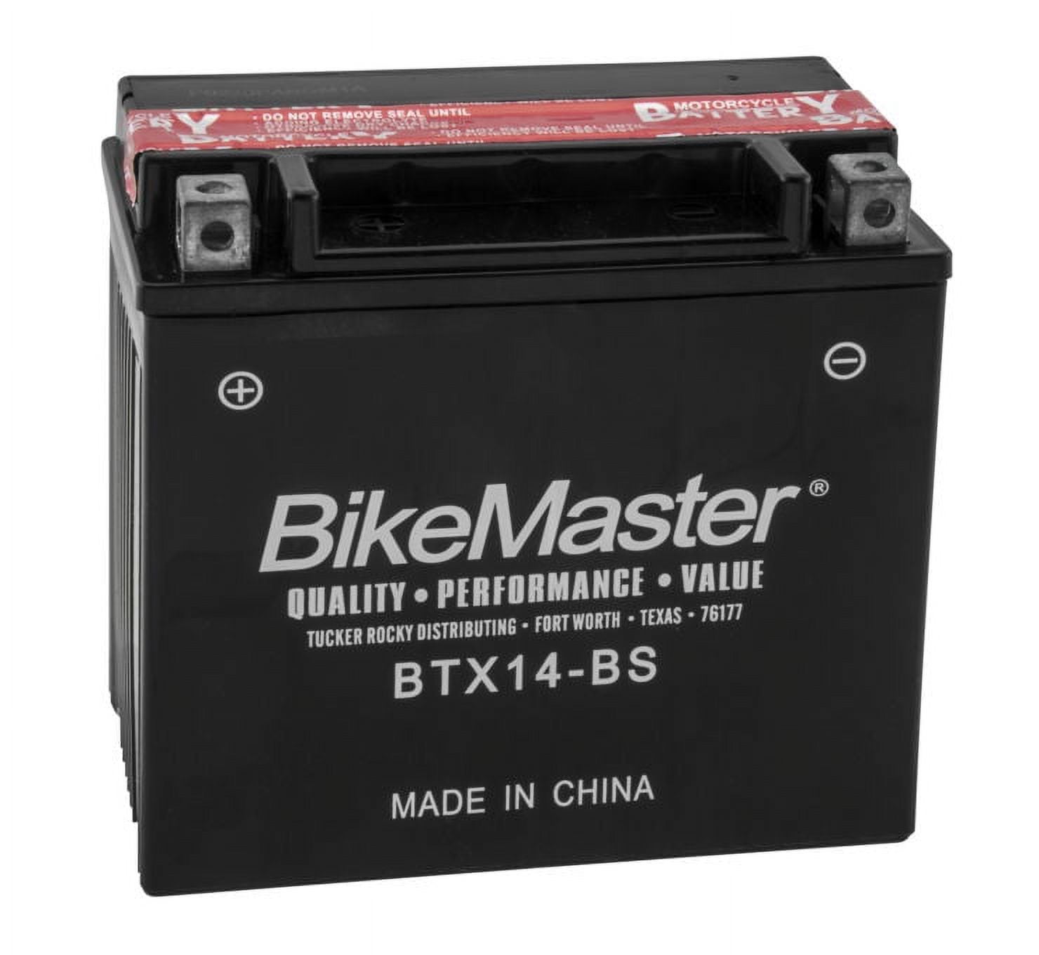 ちゃば BikeMaster Maintenance Free Battery BTX14-BS for Kawasaki ZX1200