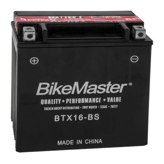 BikeMaster Maintenance Free Battery BTX16-BS for Suzuki VL1500 Boulevard C90/T 2014-2017
