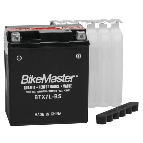 BikeMaster Maintenance Free Battery BTX7L-BS for Kawasaki EX250 Ninja 250R 1995-2007