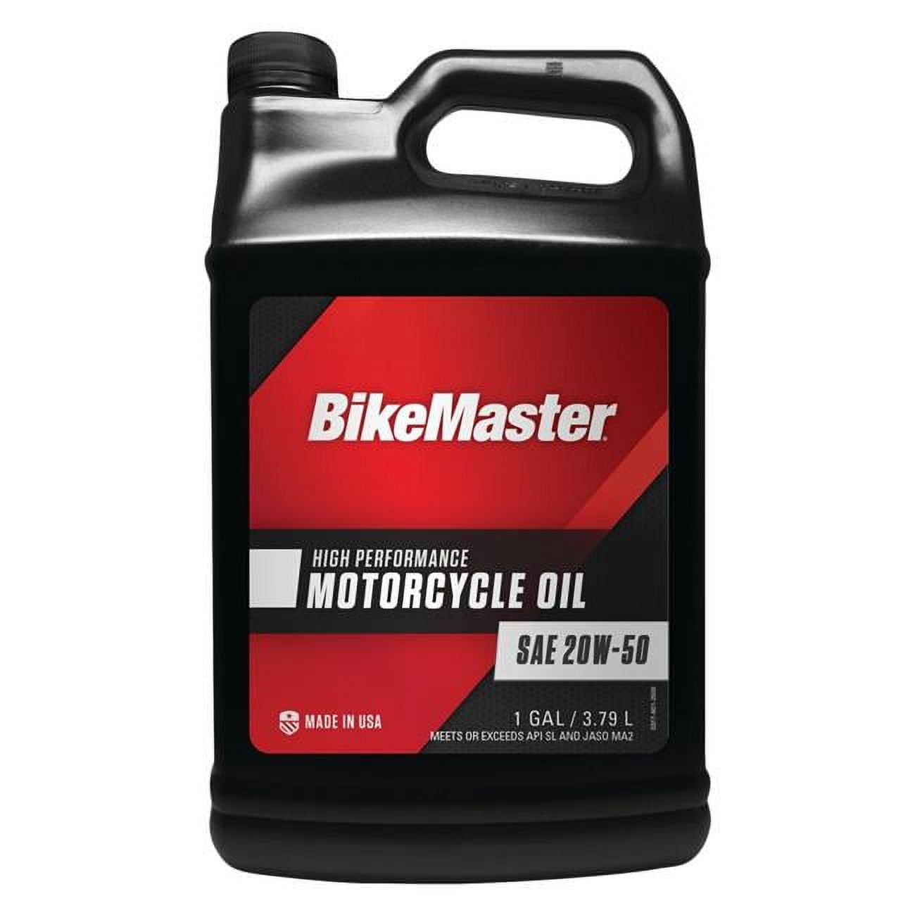 Bikemaster Performance Motorcycle Oil 20W50 Gal 532314