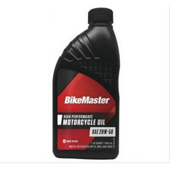 BikeMaster Performance Oil Conventional 10W40 1 qt for Case Order 12