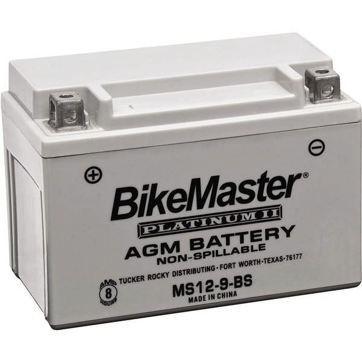 BikeMaster Platinum Batteries Grey 183mm L x 79mm W x 171mm H 51913-FA