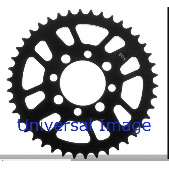 BikeMaster Rear Steel 43 Tooth Sprocket for Yamaha YFZ350 Banshee 1989-2006