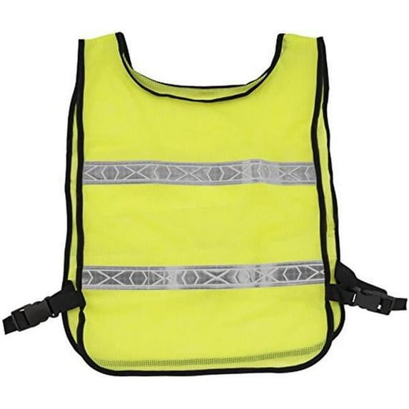BikeMaster Reflector Safety Vest , Gender: Mens/Unisex, Primary Color: Gree