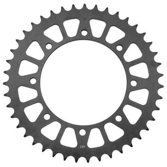 BikeMaster Steel Rear Sprocket Compatible for Fits Yamaha TT-R230 05-16 - Black