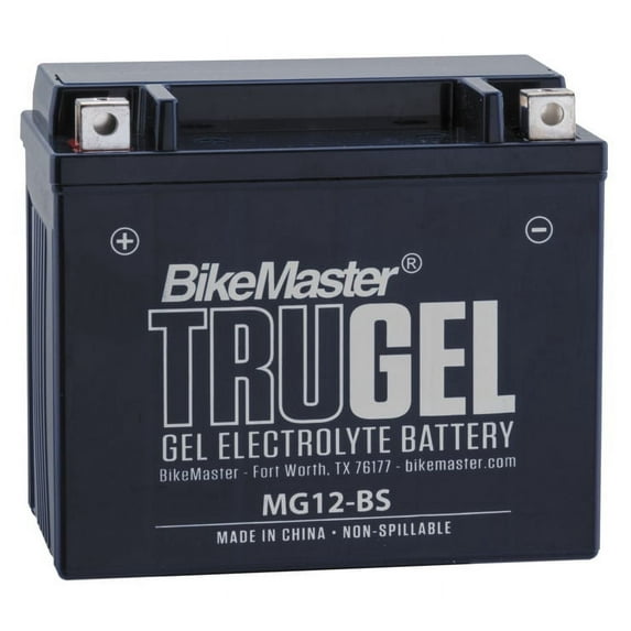 BikeMaster TruGel Battery MG12-BS for Yamaha YFM300 Grizzly 2011-2013