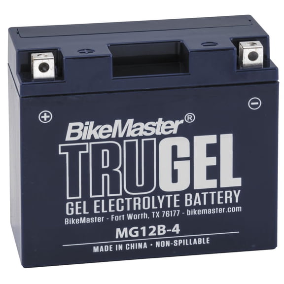BikeMaster TruGel Battery MG12B-4 for Yamaha FZ6R 2009-2017