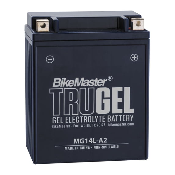 BikeMaster TruGel Battery MG14L-A2 for Kawasaki KZ1000 Classic 1980
