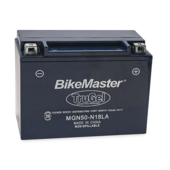 BikeMaster TruGel Battery MG50-N18L-A for Honda CB750A Hondamatic 1976-1978
