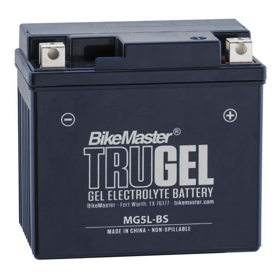BikeMaster TruGel Battery MG5L-BS for E-TON RXL-70 Viper 2004-2013
