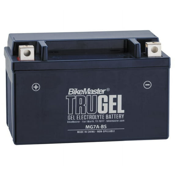 BikeMaster TruGel Battery MG7A-BS for Honda TR200 Fat Cat 1987