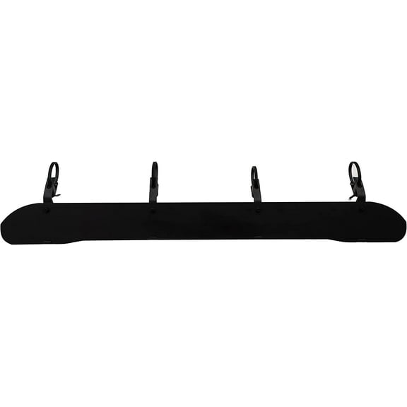 Bikegear Universal Windshield Fairing for Roof Racks - 40 inch - Long Noise Reducer Wind Fairing - Fairing Aerodynamic Air Deflector Kit -(Windshield Made of Unbreakable Polycarbonate)