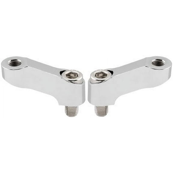 Bikemaster Mirror Extension 10mm Pair Chrome 29-21101