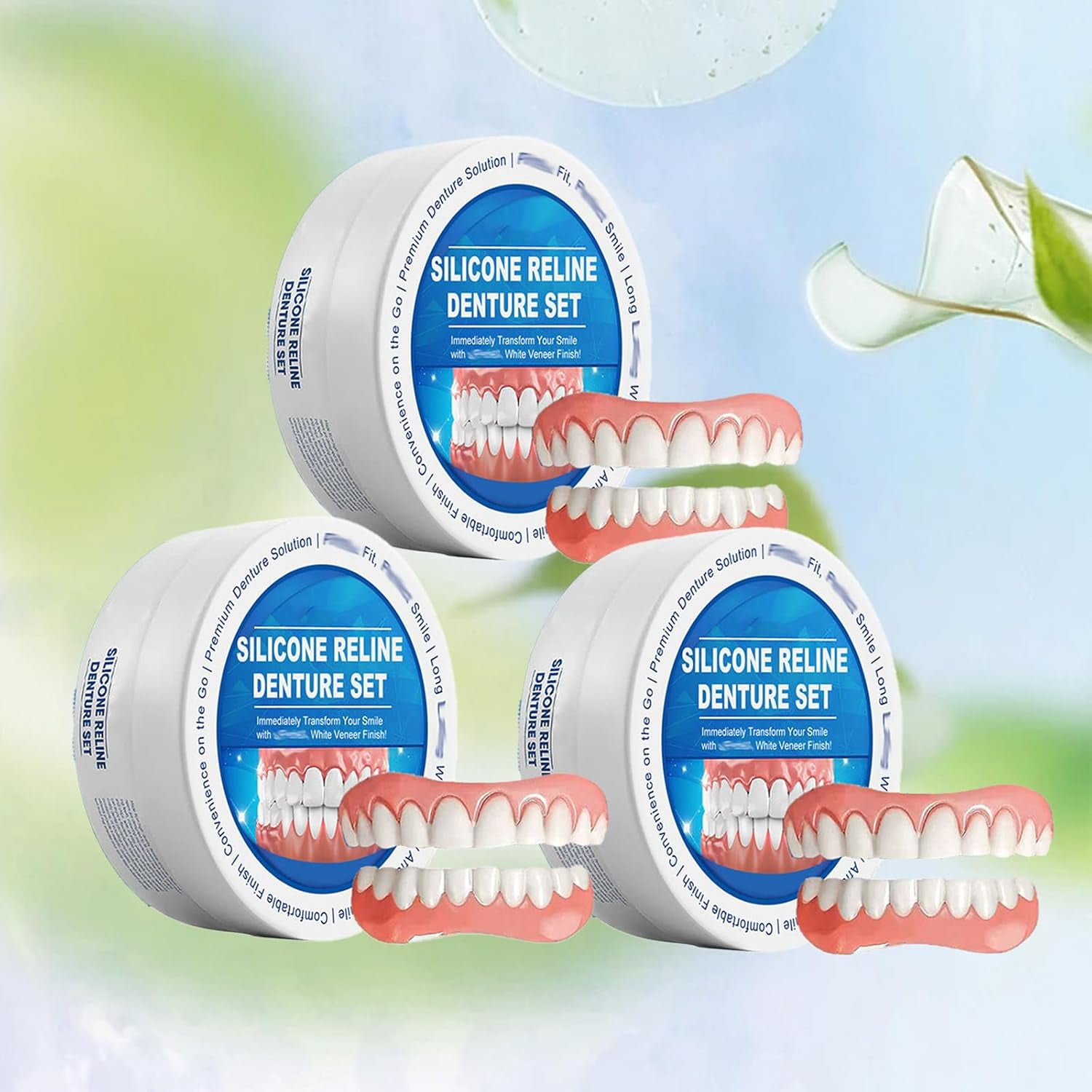 Bikenda Silicone Reline Denture Set, 2024 Professional Denture Silicone