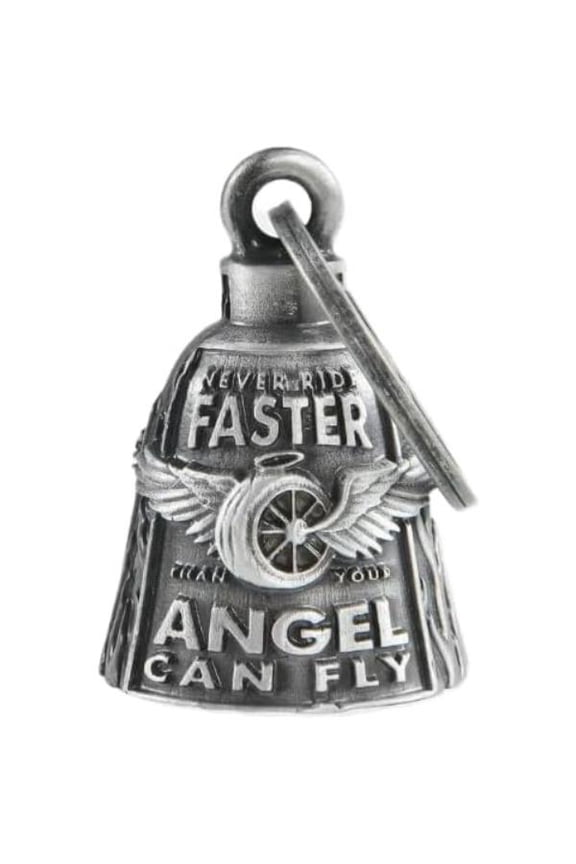 Biker Bell for Men Women Keychain for Car Key Rider Riding Motorcycle Bell Guardian Angel Drive Away Gremlin, Keychain Accessories Good Luck Gift
