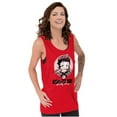thumbnail image 1 of Biker Betty Boop Cartoon Born to Ride Tank Top Tee Shirt Women Brisco Brands S, 1 of 5