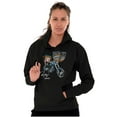 thumbnail image 1 of Biker Betty Boop Choppers Motorcycle Hoodie Sweatshirt Women Brisco Brands 3X, 1 of 5
