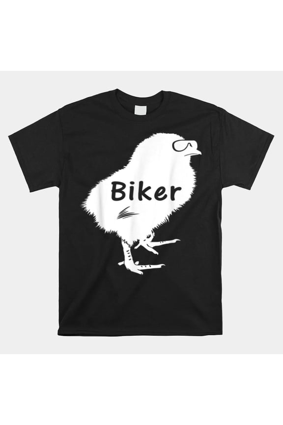 Biker Chick Sunglasses Funny Animal Lover Pig Gift Unisex T-Shirt, Size S-5XL