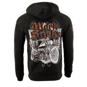 Biker Clothing Co. BCC118004 Mens Black Work Sucks-Lets Ride Motorcycle Hoodie Large