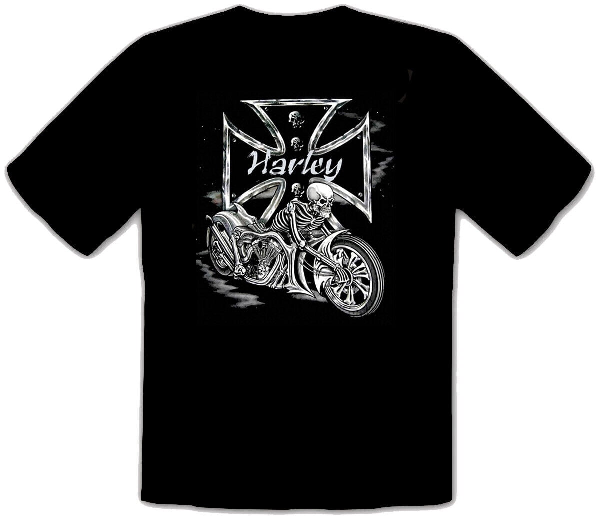 Biker T-Shirt Milwaukee Iron Legends - Cooles Motorrad-Shirt Für Echte Chopper-Fans