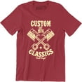 thumbnail image 1 of Biker - Custom Classics built tough - Mechanic Gift Men's T-Shirt, 1 of 4