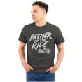 thumbnail image 1 of Biker Dad Father Of Ride Motorcycle Men's Graphic T Shirt Tees Brisco Brands X, 1 of 6