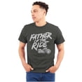 thumbnail image 1 of Biker Dad Father Of Ride Motorcycle Men's Graphic T Shirt Tees Brisco Brands X, 1 of 6