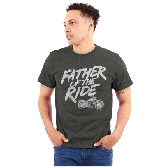 Biker Dad Father Of Ride Motorcycle Men's Graphic T Shirt Tees Brisco Brands X