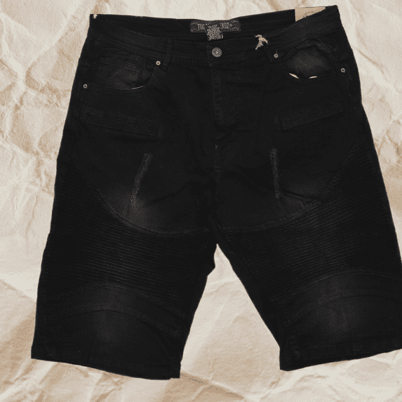 Biker Denim shorts Big & tall