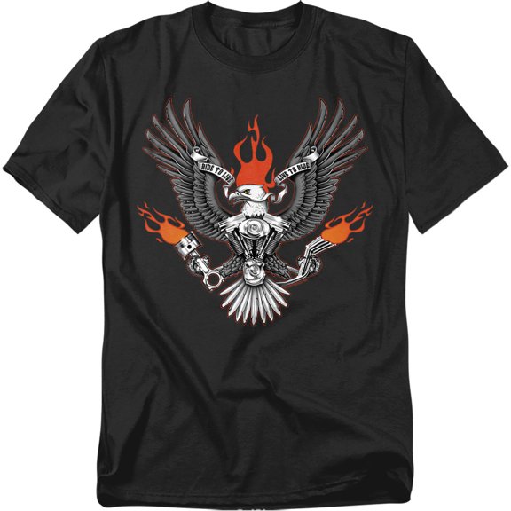 Biker Eagle T-Shirt Unisex Graphic Tee For Men & Women