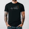 thumbnail image 1 of Biker Gear Shifting Heartbeat Graphic Casual Ride Apparel V13809,for unisex up to 3XL, 1 of 2