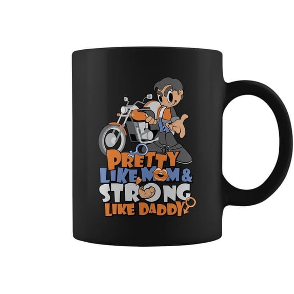 Biker Kid Graphic Design Printed Casual Daily Basic Coffee M - Walmart.com