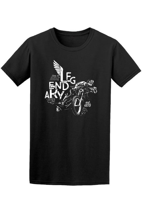 Biker Legendary Graphic Tee Men's - Men T-Shirt, 2XL