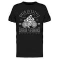 thumbnail image 1 of Biker Lifestyle T-Shirt Men -Image by Shutterstock, Male XX-Large, 1 of 2