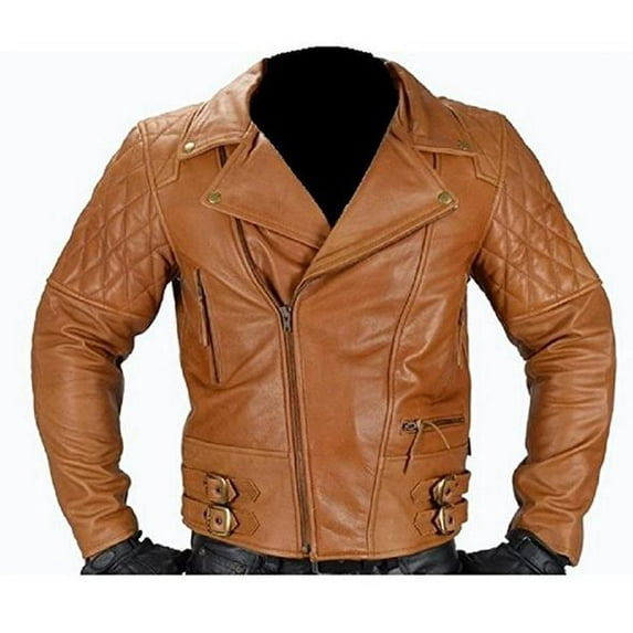 Biker Motorcycle Quilted Designer Leather Jacket SouthBeachLeather