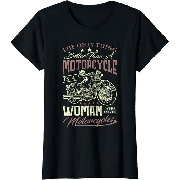 Biker Motorcycle Women T-Shirt